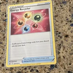 POKEMON Energy Recycler Pokemon TCG Trainer Card 124/163 TRADING - Image 2