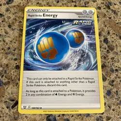 Pokemon Rapid Strike Energy 140/163 Battle Styles Regular Uncommon Card tcg - Image 2