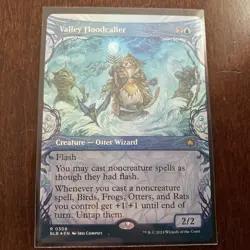 MTG Valley Floodcaller - Foil Showcase Rare - NM/M - Outlaws of Thunder Junction - Image 1