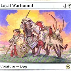 Loyal Warhound - Reg - MTG - AFR - 023/281 - RARE ~ NM - Image 1