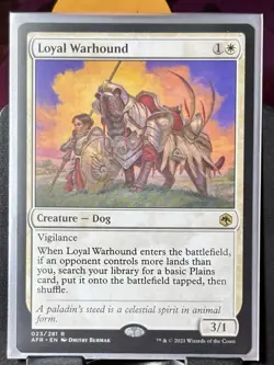 Loyal Warhound - Reg - MTG - AFR - 023/281 - RARE ~ NM - Image 2