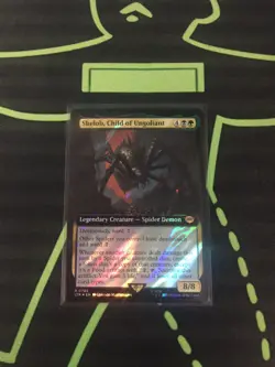 MTG Magic the Gathering Shelob, Child Of Ungoliant Surge Foil LOTR Commander - Image 1