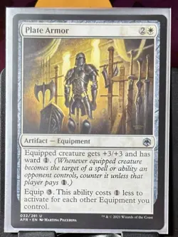 Plate Armor - Reg - MTG - AFR - 032/281 - UNCOMMON ~ NM - Image 2