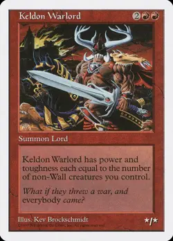MTG - Keldon Warlord - Fifth Edition - X1 - (NM) - - Image 1