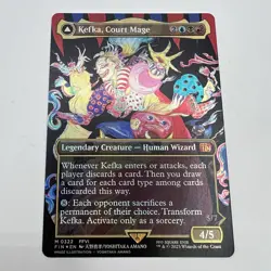 Kefka, Court Mage Borderless Final Fantasy MTG NM 0322 FOIL - Image 1