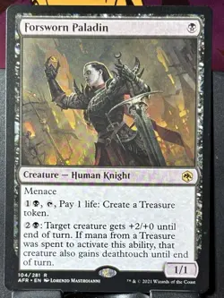 Forsworn Paladin - Reg - MTG - AFR - 104/281 - RARE ~ NM - Image 3