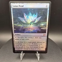 FOIL - Lotus Petal - Custom Magic: The Gathering Card - High-Quality - Image 2
