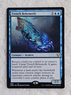 MTG Trench Behemoth - Commander Legends (CMR) #366 Magic Gathering Card Rare NM - Image 1