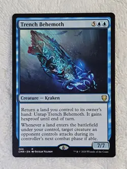MTG Trench Behemoth - Commander Legends (CMR) #366 Magic Gathering Card Rare NM - Image 2