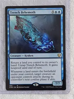 MTG Trench Behemoth - Commander Legends (CMR) #366 Magic Gathering Card Rare NM - Image 4