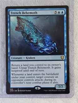 MTG Trench Behemoth - Commander Legends (CMR) #366 Magic Gathering Card Rare NM - Image 5
