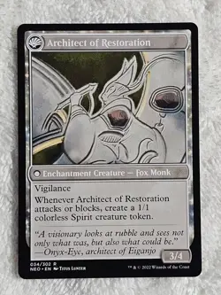 MTG The Restoration of Eiganjo #34 Kamigawa Neon Dynasty Magic Card Rare NM - Image 4
