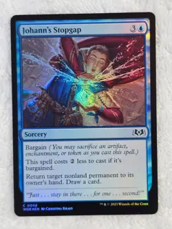 MTG Johann's Stopgap FOIL - Wilds of Eldraine (WOE) #58 Magic Card NM - Image 2