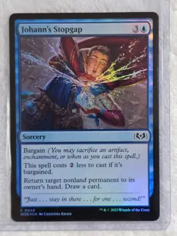 MTG Johann's Stopgap FOIL - Wilds of Eldraine (WOE) #58 Magic Card NM - Image 4