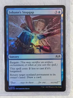 MTG Johann's Stopgap FOIL - Wilds of Eldraine (WOE) #58 Magic Card NM - Image 5