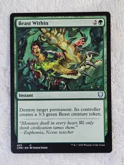 MTG Beast Within - Commander Legends (CMR) #423 Magic Gathering Card U NM - Image 2