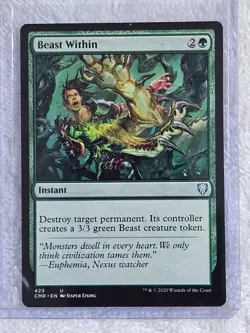 MTG Beast Within - Commander Legends (CMR) #423 Magic Gathering Card U NM - Image 4