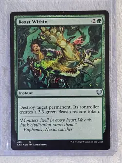 MTG Beast Within - Commander Legends (CMR) #423 Magic Gathering Card U NM - Image 5