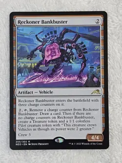 MTG Reckoner Bankbuster #255 Kamigawa Neon Dynasty Magic Card Rare NM - Image 1