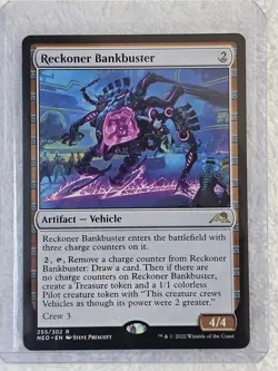 MTG Reckoner Bankbuster #255 Kamigawa Neon Dynasty Magic Card Rare NM - Image 4