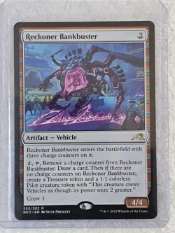MTG Reckoner Bankbuster #255 Kamigawa Neon Dynasty Magic Card Rare NM - Image 5