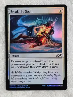 MTG Break the Spell FOIL - Wilds of Eldraine (WOE) #5 Magic Card NM - Image 1