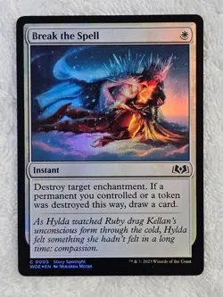 MTG Break the Spell FOIL - Wilds of Eldraine (WOE) #5 Magic Card NM - Image 2