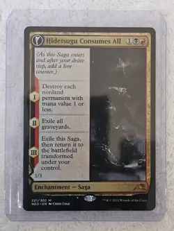 MTG Hidetsugu Consumes All #221 Kamigawa: Neon Dynasty Magic Card Mythic NM - Image 5