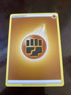 Pokemon TCG Card Basic Fighting Energy 2020 REGULAR FINISH - Image 1