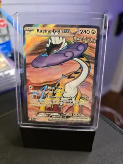 Raging Bolt Ex 196/162 Temporal Forces Full Art Ultra Rare Pokemon Card TCG 2024 - Image 1