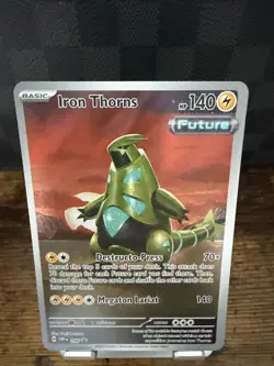 Pokemon Iron Thorns 098 Illustration Rare Holo Black Star Promo SVP - Image 2