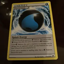 Pokemon - Splash Energy - 113/122 - Uncommon - XY - BREAKPoint TCG CARD - Image 2