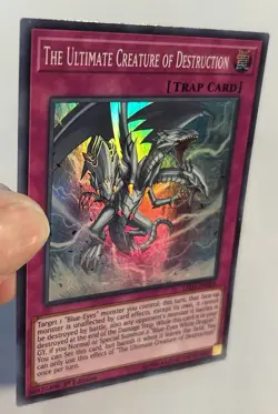 1x Yugioh! LP The Ultimate Creature Of Destruction LED3-EN005 Super Rare 1st Ed - Image 2