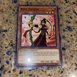 (LP) Rose Archer - PRIO-EN093 - Rare - 1st Edition YuGiOh TCG CARD - Image 1