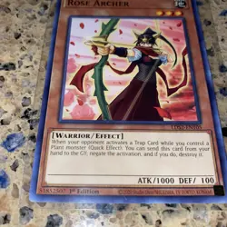 (LP) Rose Archer - PRIO-EN093 - Rare - 1st Edition YuGiOh TCG CARD - Image 3