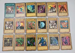 Lot Of 90 Vintage 1996 Kazuki Yugioh YU-GI-OH! Cards First Edition (Played) - Image 4