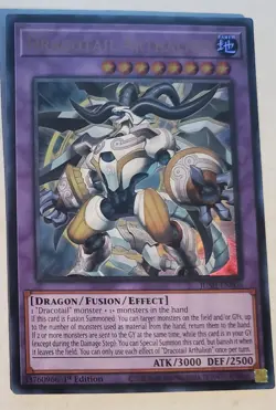 Yugioh TCG Dracotail Arthalion 2025 JUSH-EN006 Ultra Rare 1st Edition - Image 1