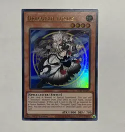 Yugioh TCG Dracotail Lukias 2025 JUSH-EN001 Ultra Rare 1st Edition - Image 1
