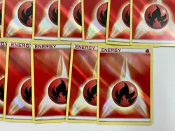 Pokemon TCG 2013 Reverse Holo Fire Energy Card 38 - Image 2