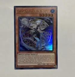 Yugioh TCG Dracotail Faimena 2025 JUSH-EN002 Ultra Rare 1st Edition - Image 1