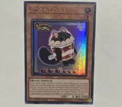 Yugioh TCG Cupsy Yummy 2025 JUSH-EN016 Ultra Rare 1st Edition - Image 1