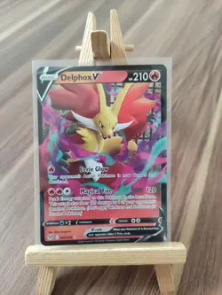 Pokemon Delphox V 027/196 Lost Origin Ultra Rare Holo Pokemon Card * New * - Image 3
