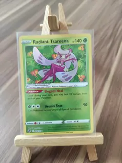 Radiant Tsareena 016/195 Silver Tempest Ultra Rare Holo Shiny Pokemon Card New - Image 3