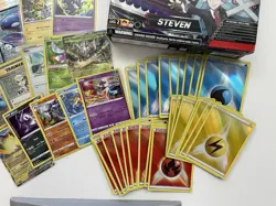Pokemon TCG Steven's Beldum Rival Battle Deck & Pokemon Card Lot Holo Energy - Image 2