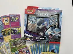 Pokemon TCG Steven's Beldum Rival Battle Deck & Pokemon Card Lot Holo Energy - Image 4