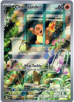 Pokemon Trading Card 2023 Scarlet & Violet Black Star Promo Card # 44 Charmander - Image 1