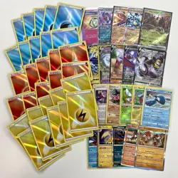 Pokemon TCG Ultra Holo Radiant Energy Rare Promo EX V Groudon Card Lot 50x #8 - Image 1