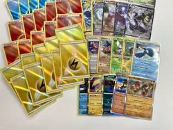 Pokemon TCG Ultra Holo Radiant Energy Rare Promo EX V Groudon Card Lot 50x #8 - Image 3