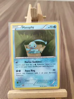 Manaphy XY190 X & Y Cosmos Holo Ultra Rare Black Star Promo Pokemon Card - Image 3