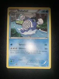 Pokemon Card Poliwhirl Colpi Furiosi Non Comune 16/111 Ita Italiano - Image 1